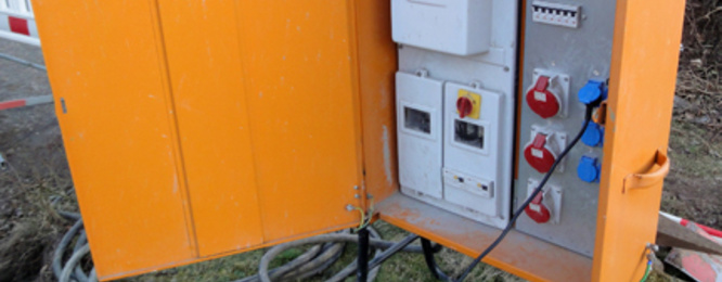 Baustrom bei Elektro-Service Kießling GmbH in Großenhain OT Uebigau