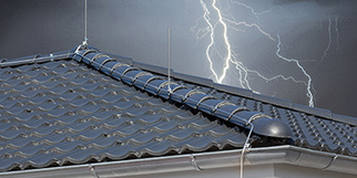Äußerer Blitzschutz bei Elektro-Service Kießling GmbH in Großenhain OT Uebigau